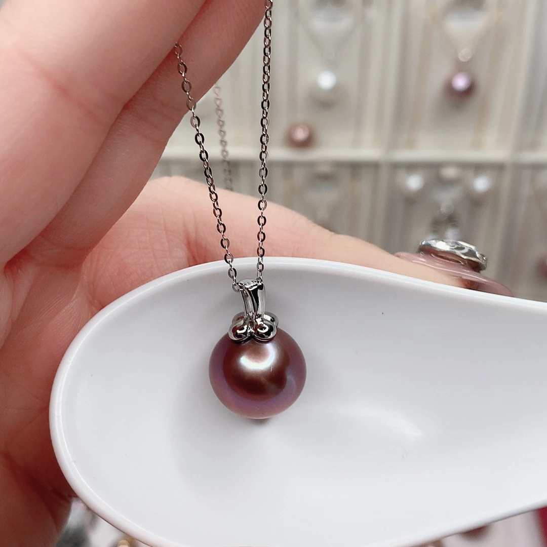 淡水珍珠吊坠(赠链)合金