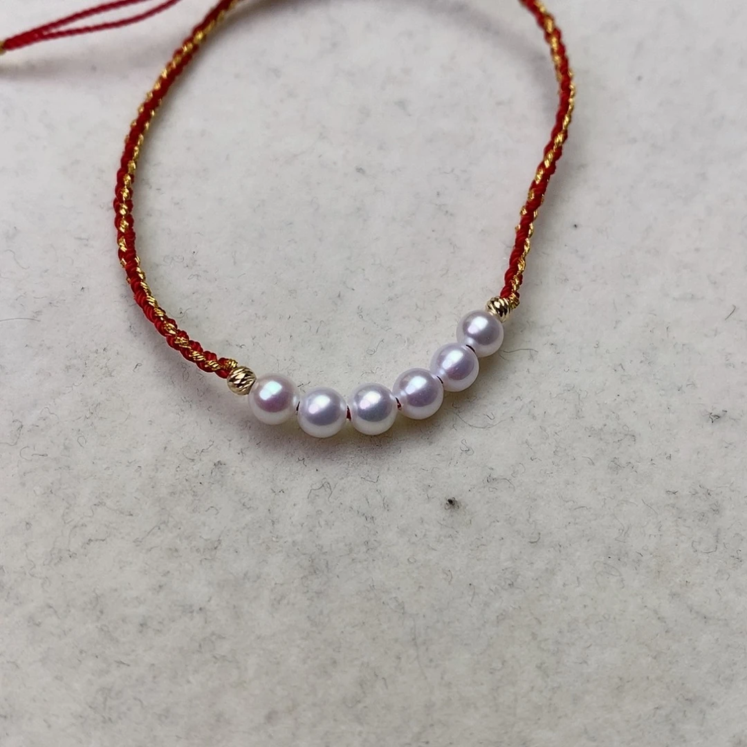 淡水珍珠手绳银S925镶嵌源