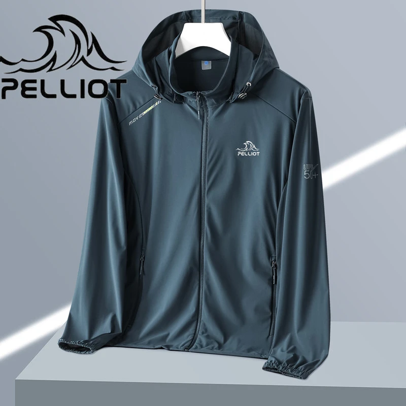 伯希和夏季情侣冰丝防晒衣轻薄透气防紫外线户外钓鱼服皮肤衣外套