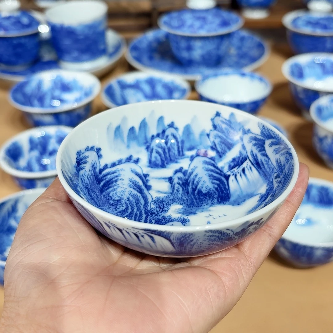 景德镇纯手绘普洱杯