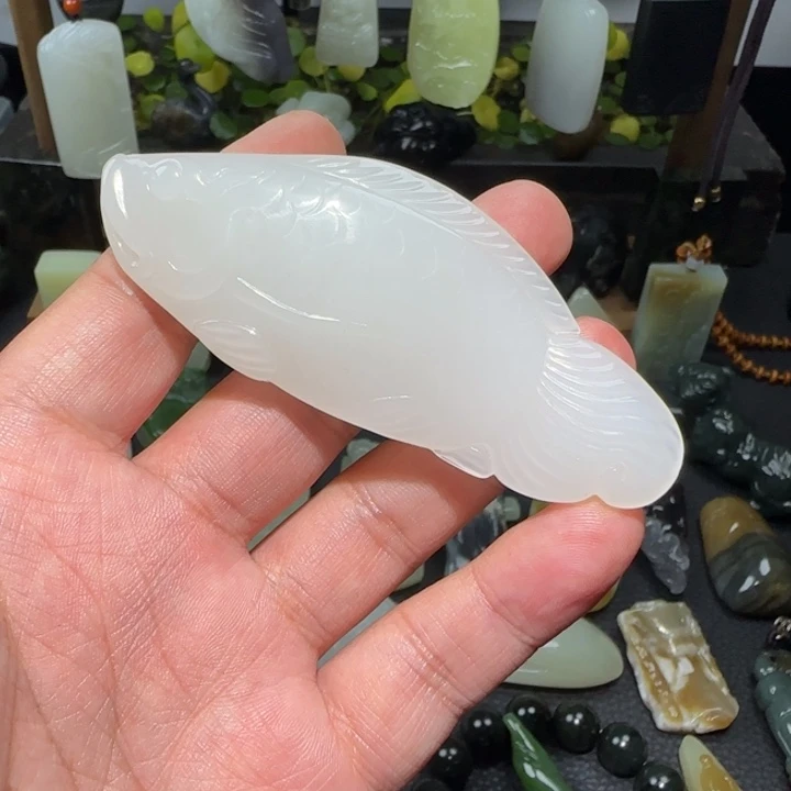 人***福和田玉未镶嵌把件