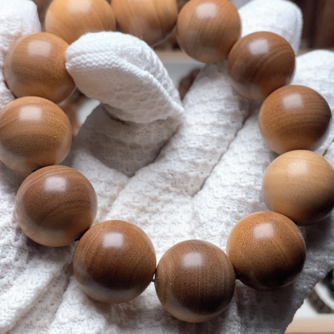 撇***生檀香木手串/手链微瑕2.0