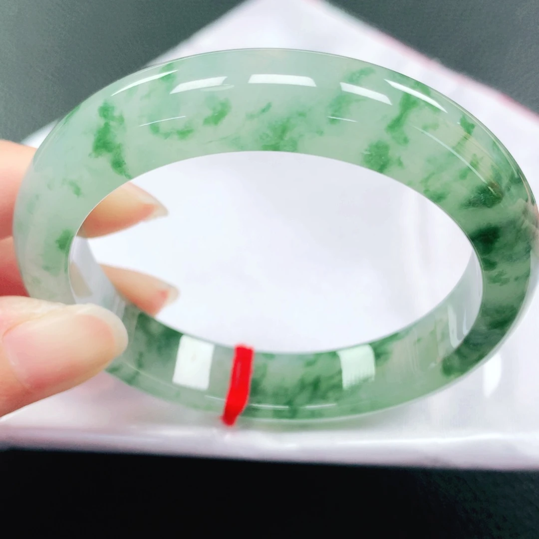 未镶嵌手镯翡翠55圈