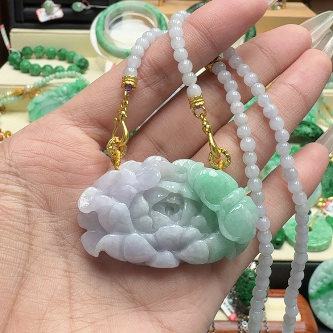 翡翠未镶嵌颈饰翡翠吊坠