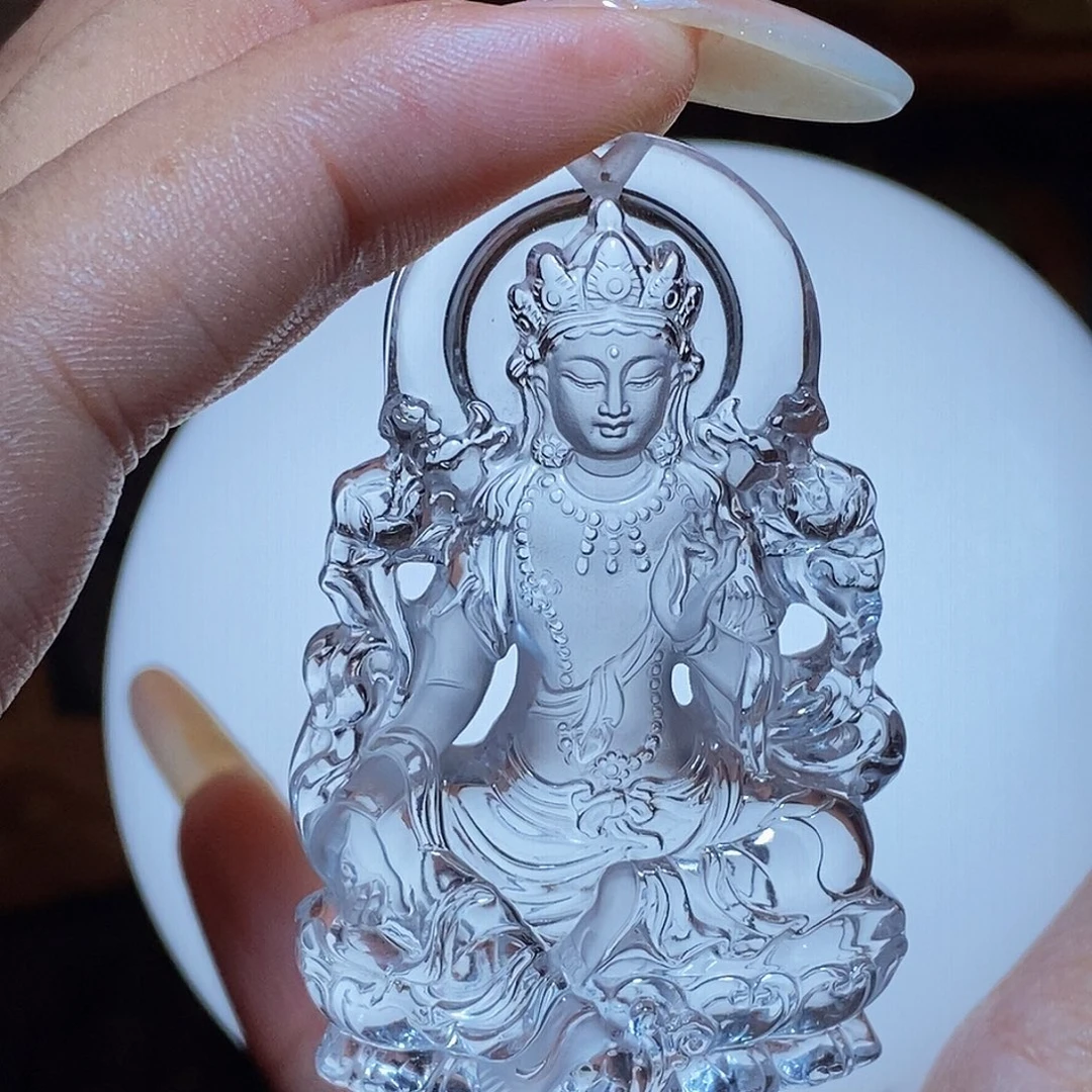 异***开水晶颈饰未镶嵌吊坠