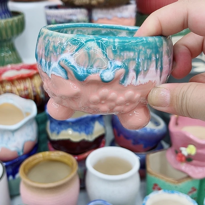 福利品！9.99包邮陶瓷花盆