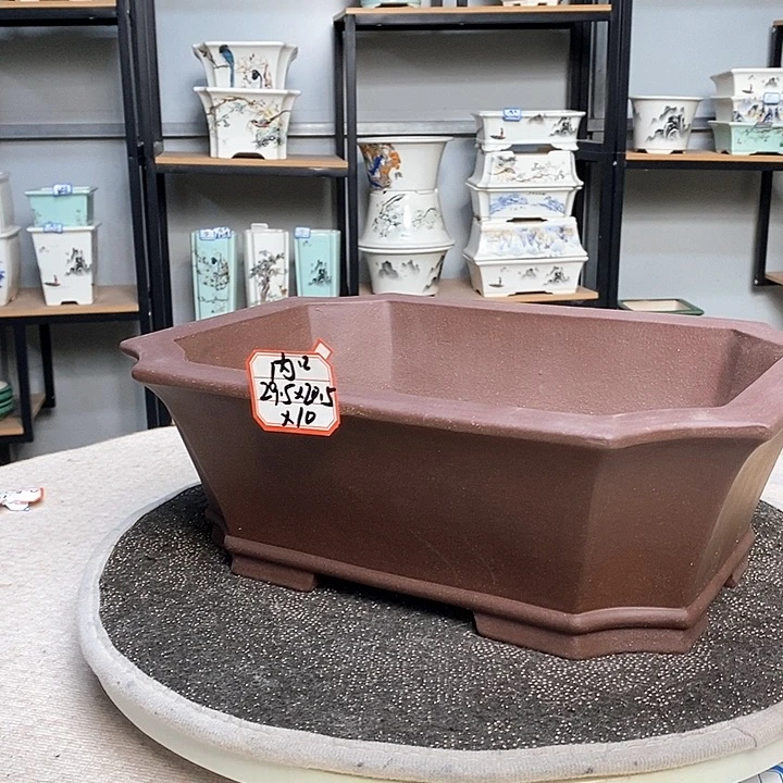 紫砂的花盆很漂亮35