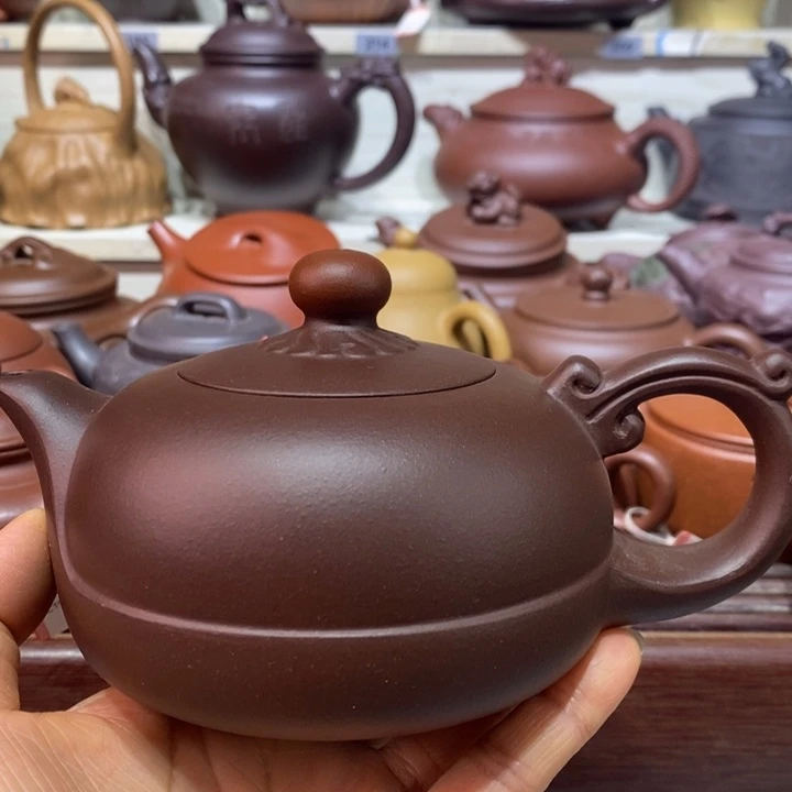 茶壶紫砂微瑕处理一把