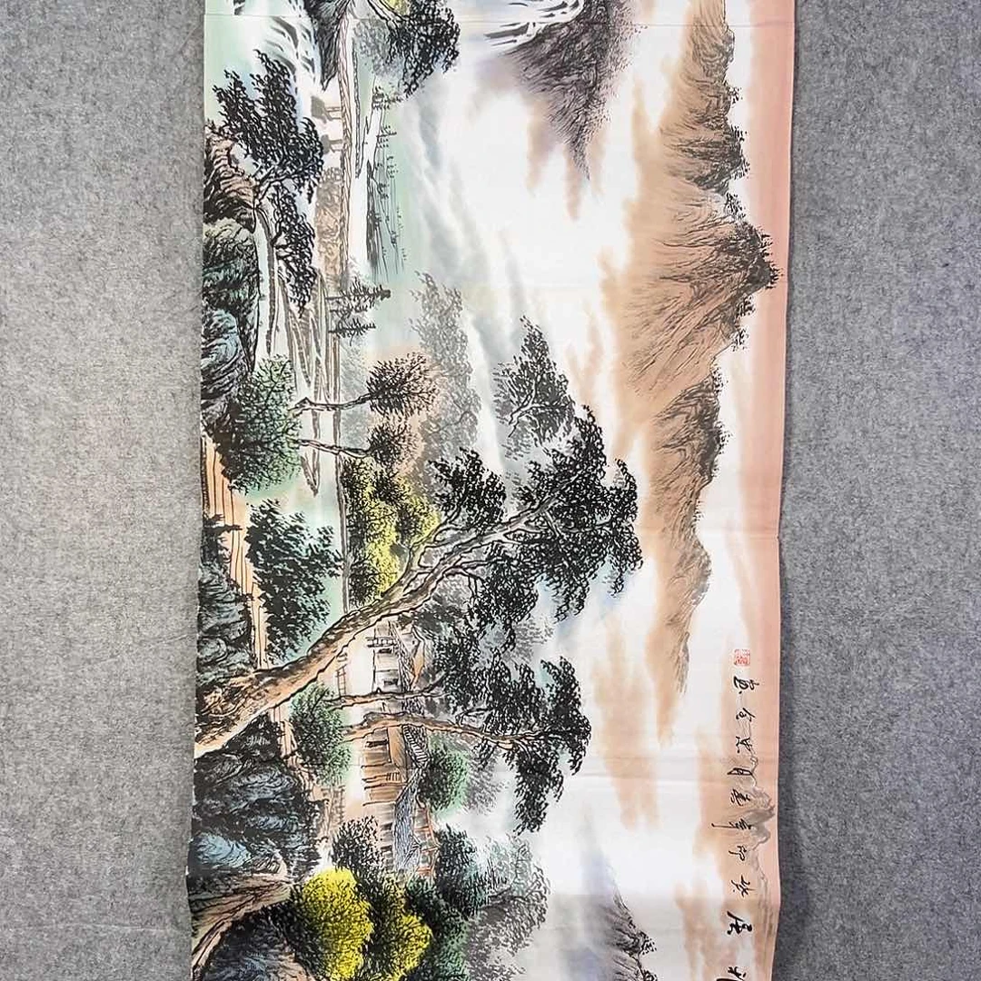 国画986 花鸟在此鸣叫时还要一