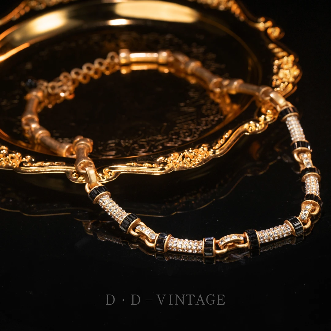 铜合金仿水晶项链 项链欧美气质