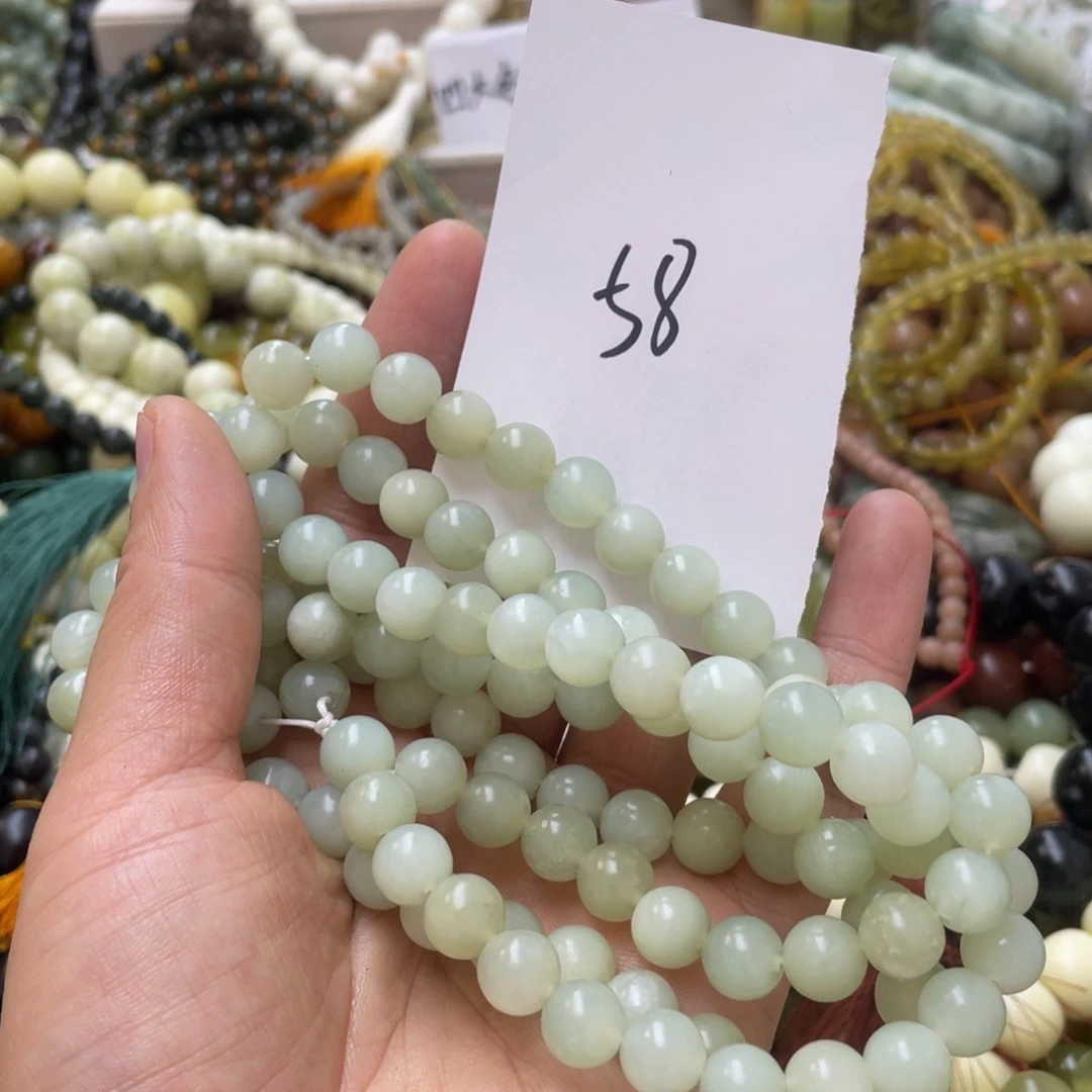 蛇纹石玉手链未镶嵌
