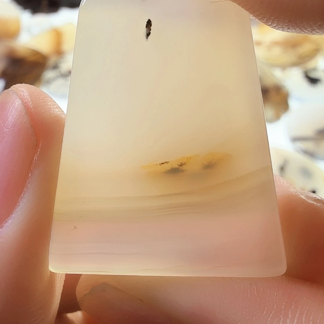未镶嵌玛瑙/玉髓珠宝半成品