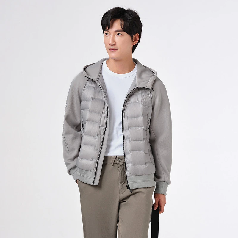 坦博尔90鹅绒羽绒服短款男秋冬运动休闲外套TA235275