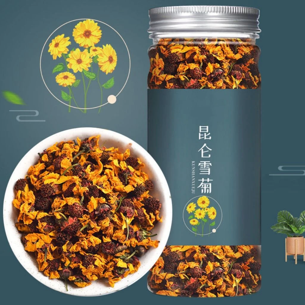 雪菊昆仑雪菊叶茶优质新花菊花茶白大朵菊花批发花茶干花