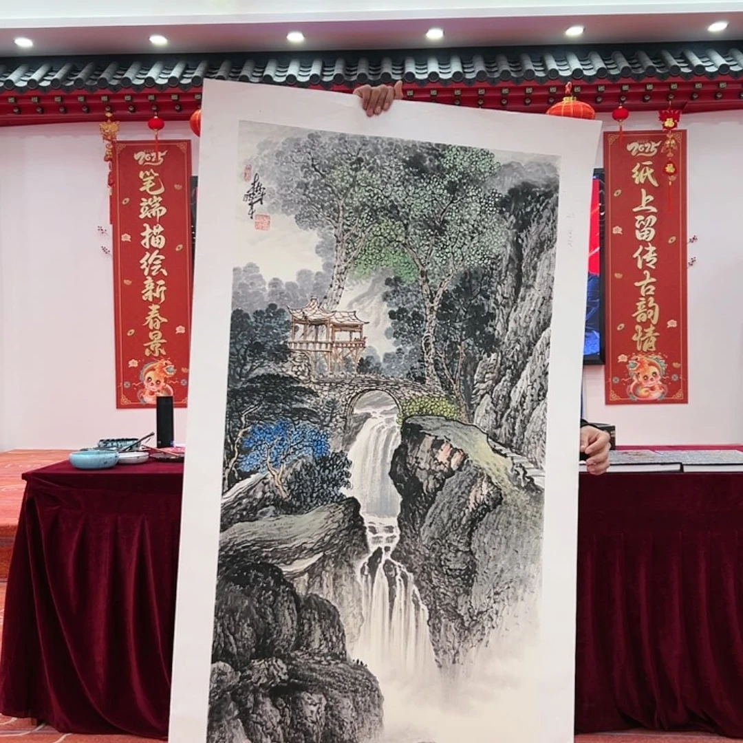 国画杜宝才展览原作