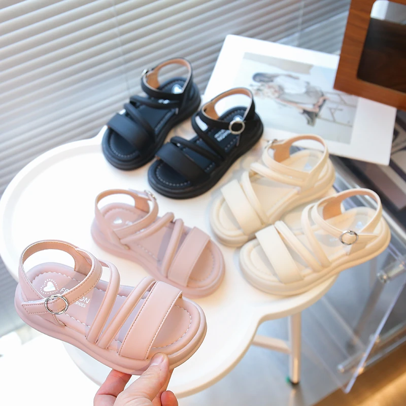 儿童凉鞋2025年夏季爆款露趾女宝宝沙滩鞋软底防滑女童潮YY-5151