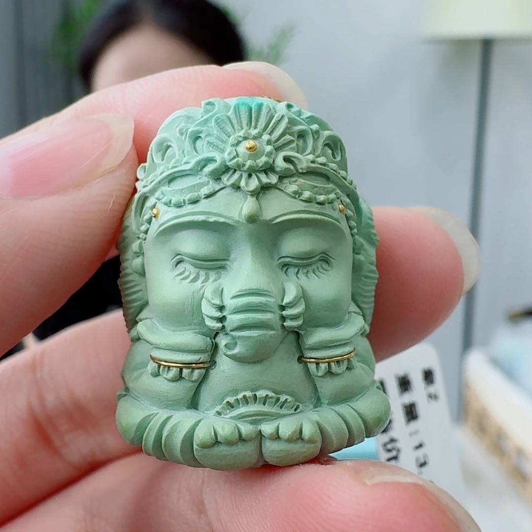 未镶嵌绿松石珠宝奇石海***动