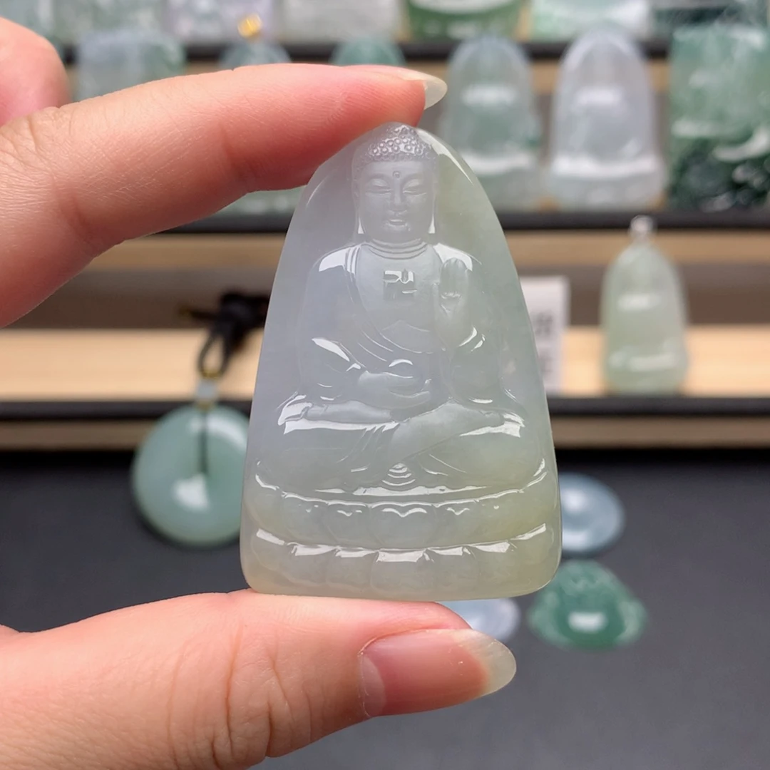 颈饰未镶嵌翡翠阿弥陀佛