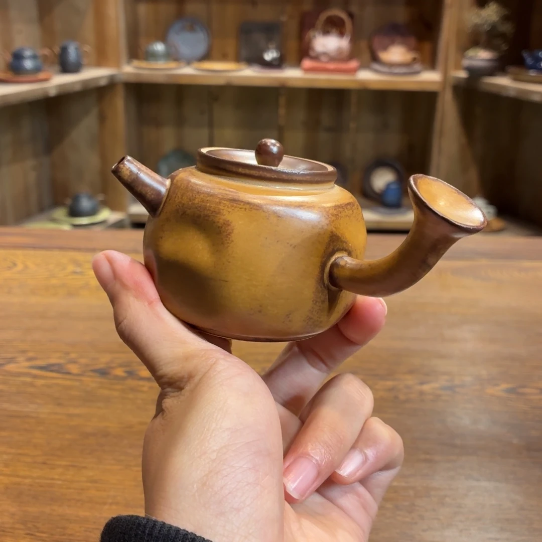 柴烧老岩泥茶器皿