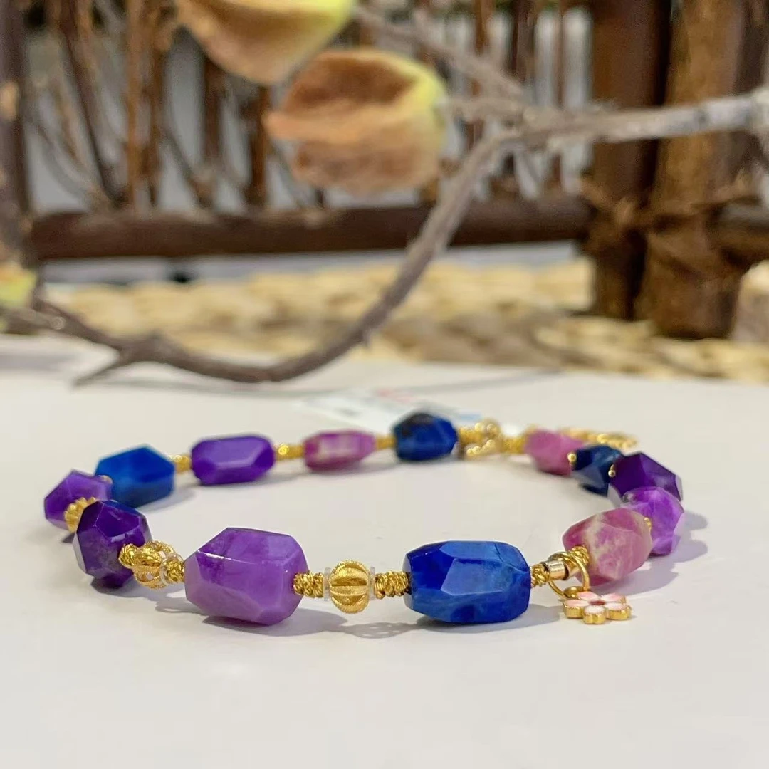 舒俱来多宝渐变钻切手链18k/16cm/AZB5732(萤夏)