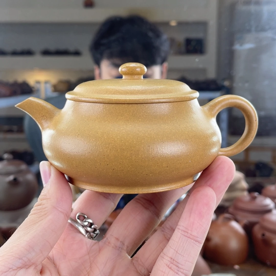 紫砂茶壶150cc黄金段茶壶