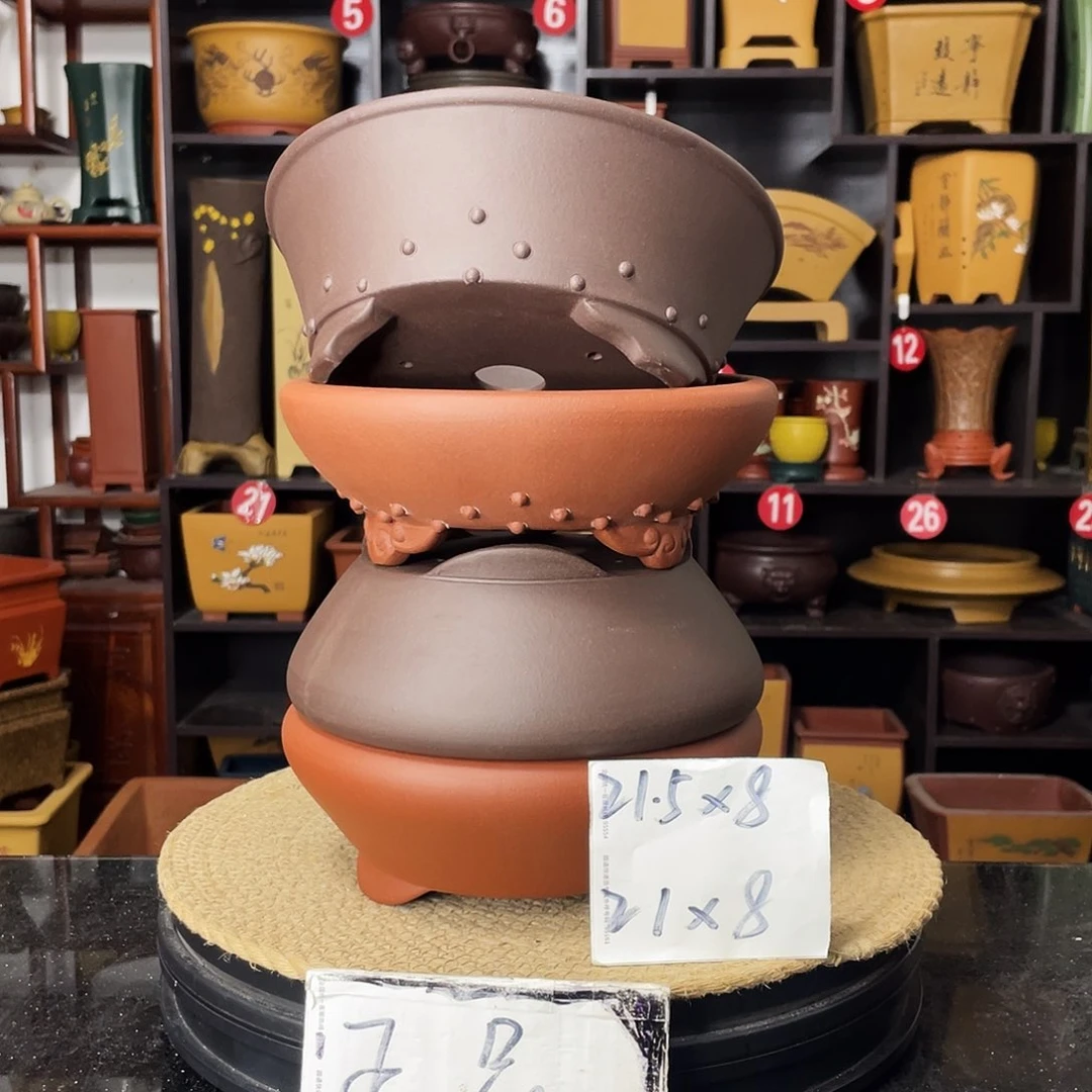 紫砂D-婉秋紫砂花盆