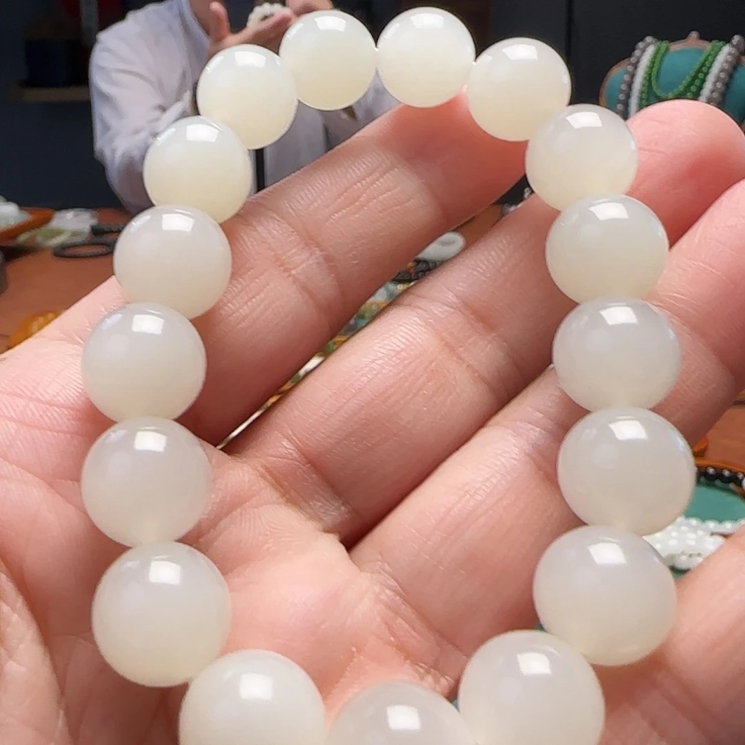 和田玉未镶嵌手链