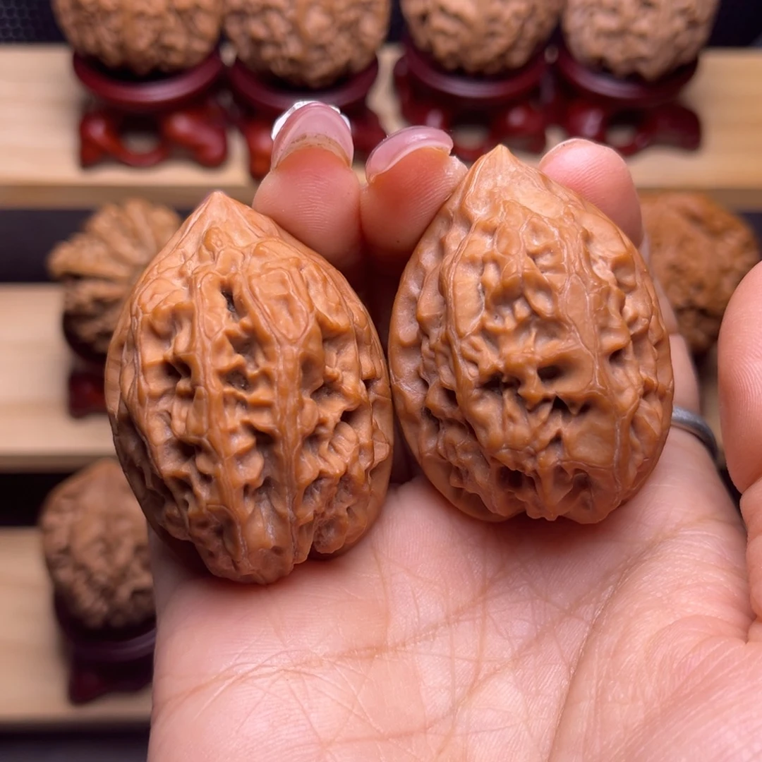 心***海吊坠文玩核桃火苗