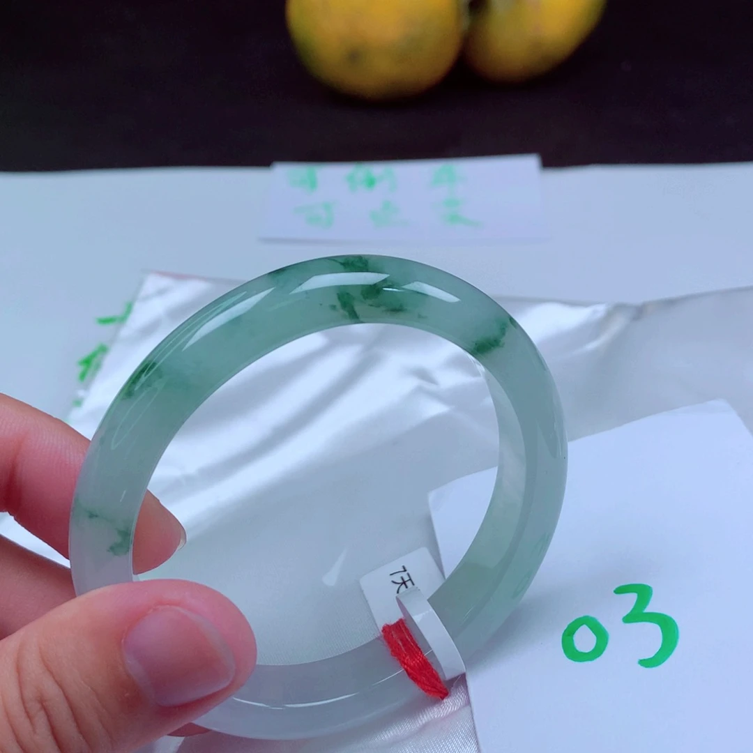 未镶嵌手镯翡翠缅甸天然A货翡翠手镯56贵妃