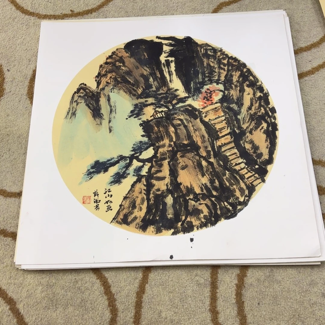 国画国画老师作品刘