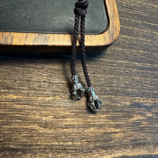 925银银制品 925纯银配饰，金刚杵弟子珠，推荐搭配5-8串