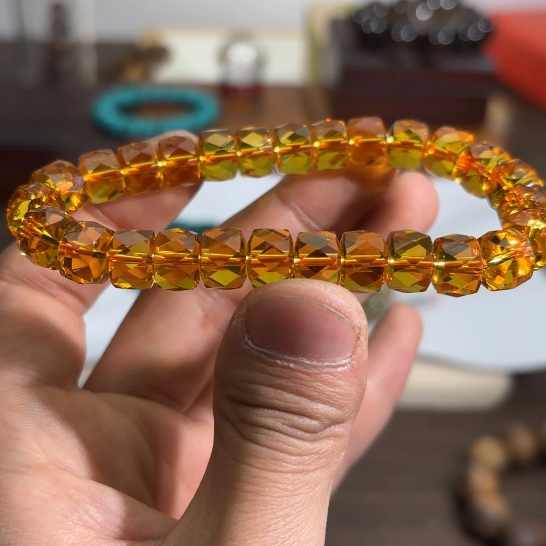 未镶嵌手链水晶黄水