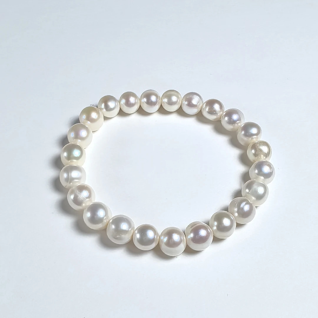 B33天然淡水无核珍珠手链简约百搭款7-8mm（多样性发其一）