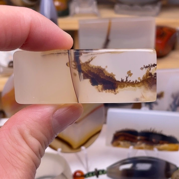 玛瑙/玉髓未镶嵌吊坠(不含链)