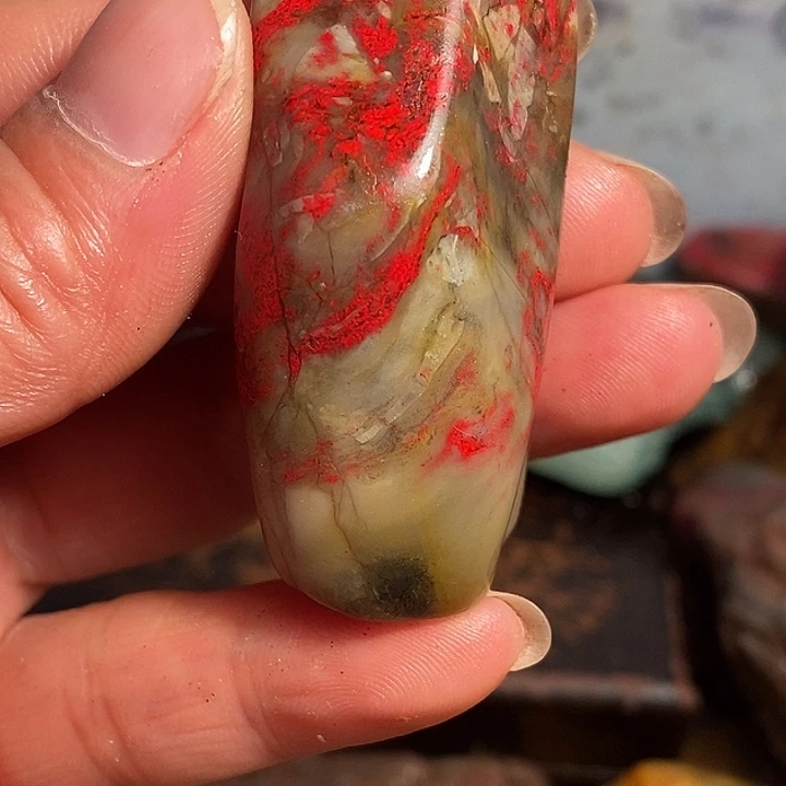 昌化石1**熊浙江昌化鸡血石