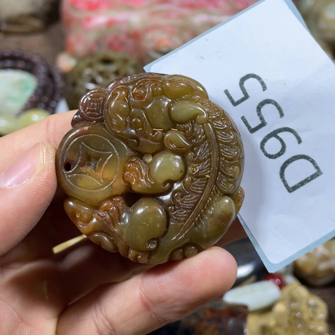 和田玉吊坠(不含链)未镶嵌