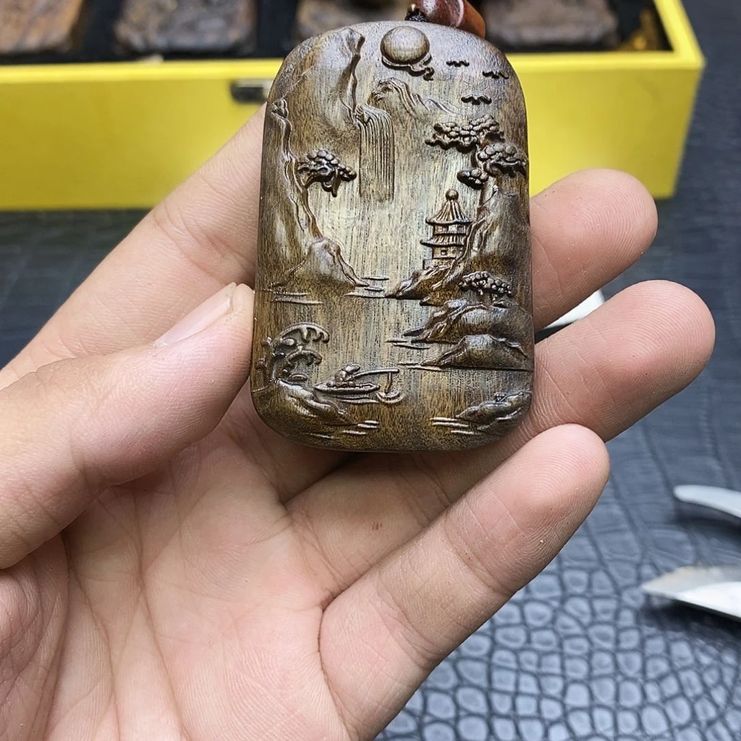 沉香碎屑沉香山水