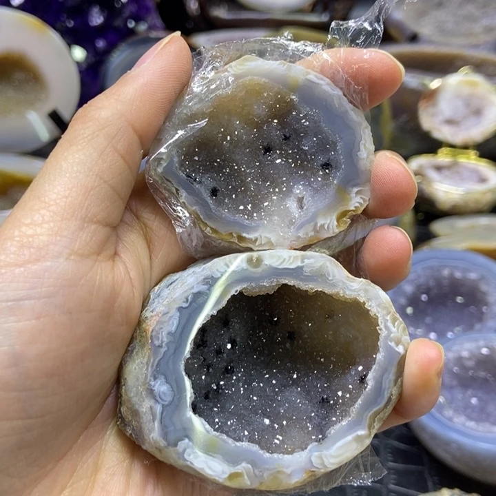 水晶蚕丝盆未镶嵌