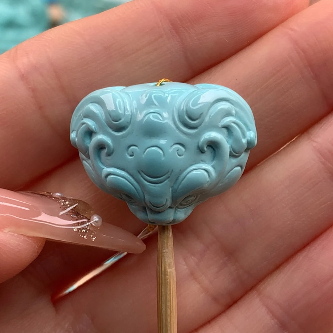 绿松石珠宝玉石未镶嵌