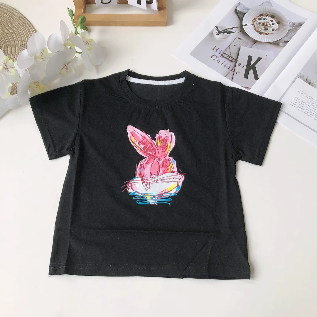 F097-C240天使儿童夏季小兔短袖T恤（身高+20拍
