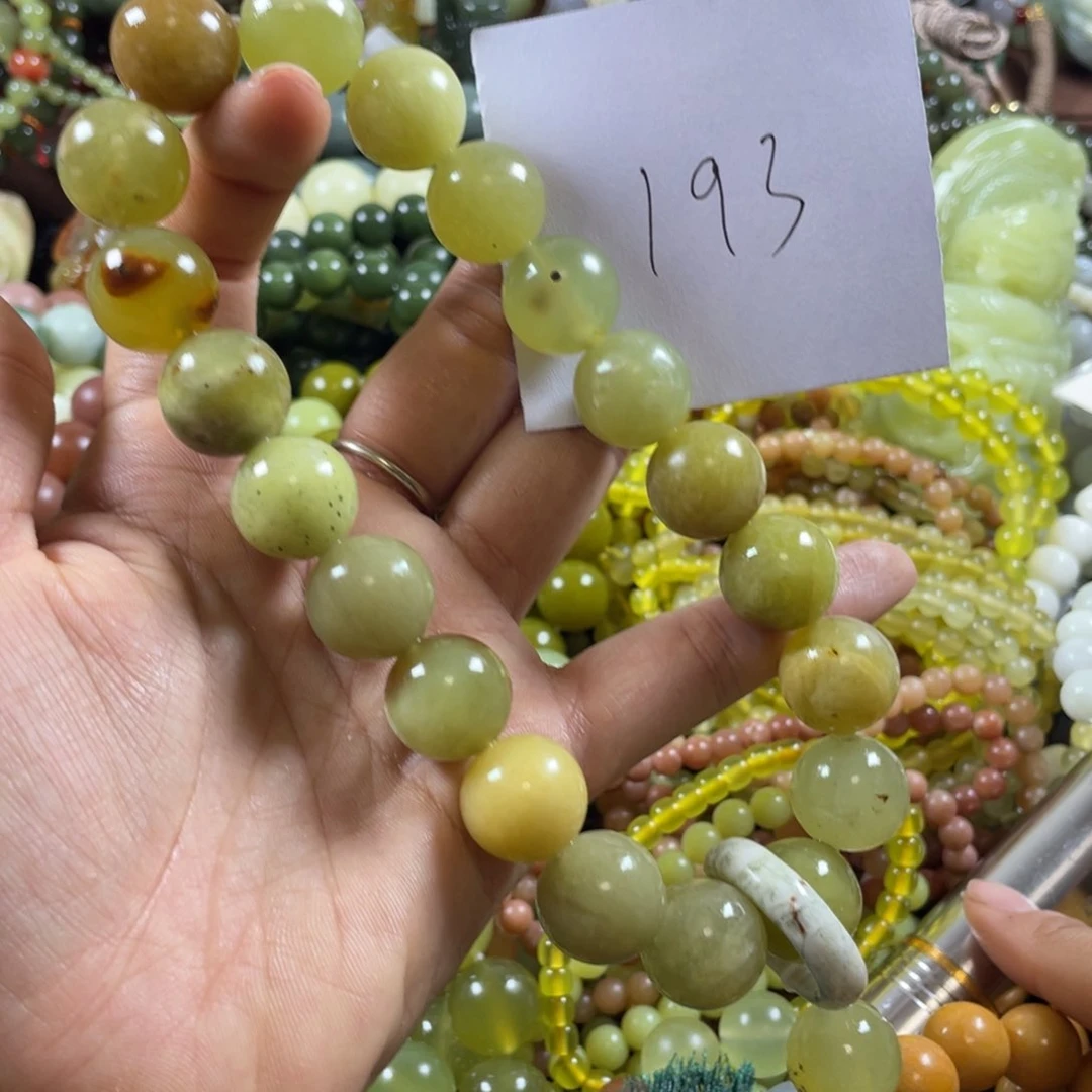 未镶嵌蛇纹石玉手串