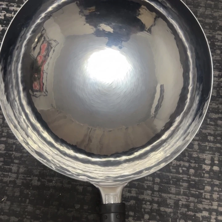 江***北熟铁手工锻打铁锅32