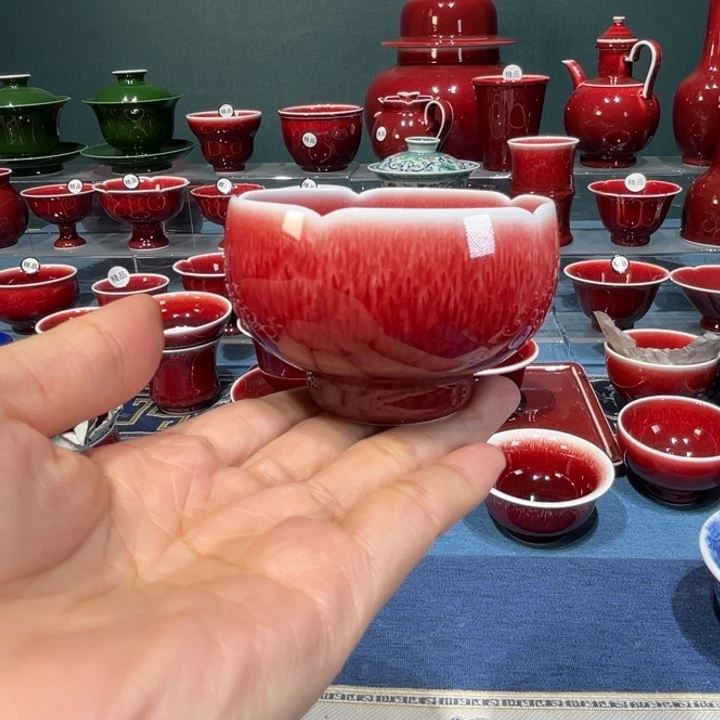 景德镇浅行窑花口禅定