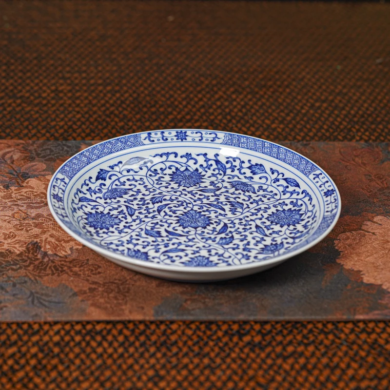 【小乔赏瓷】青尧仿清点工缠枝莲壶承xygy32