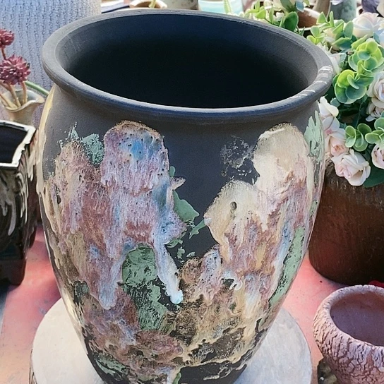 【闪购商品】紫砂花盆20.31花盆花盆