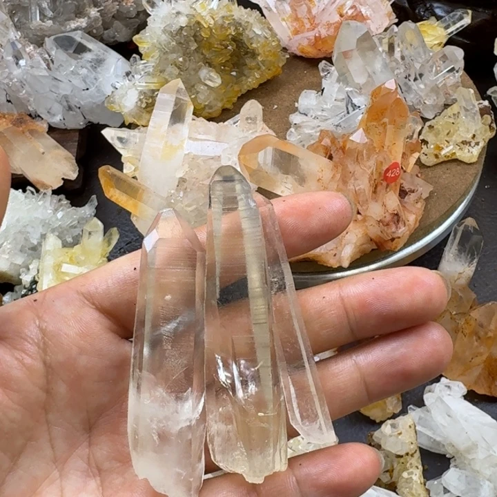 無***去未镶嵌珠宝半成品水晶