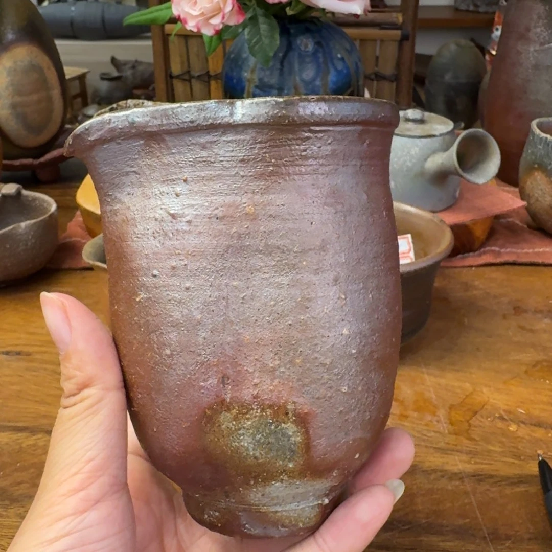 虫***虫土器女士备前烧公道杯福利一口价