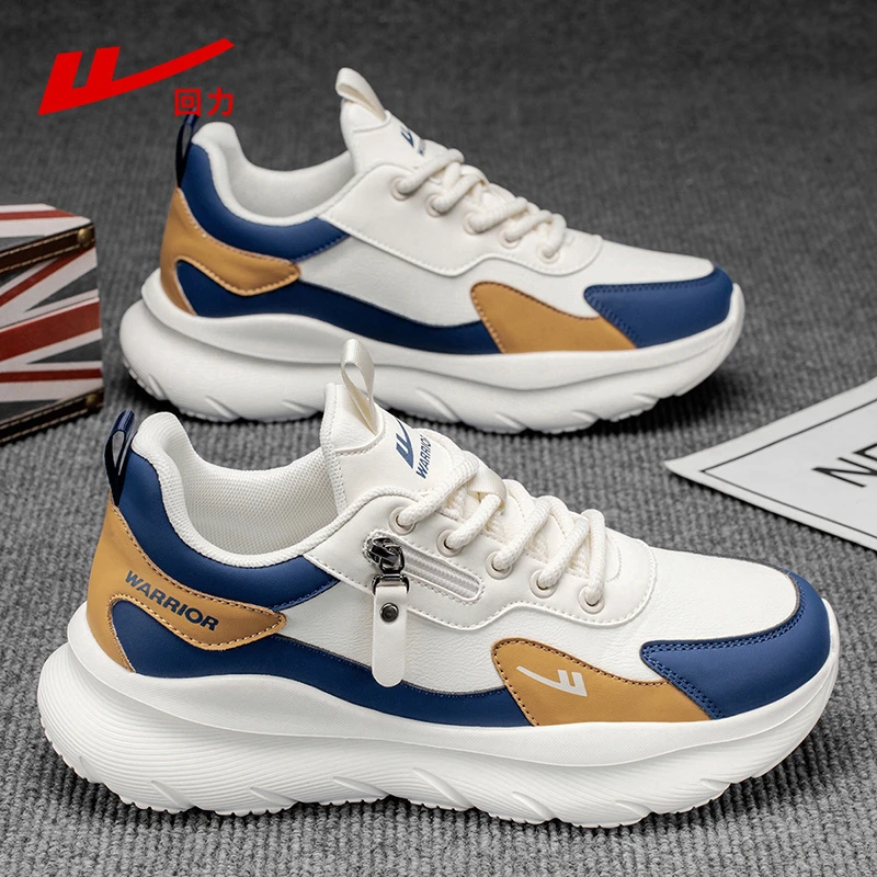 Warrior/回力男鞋秋季网红爆款青少年运动休闲鞋厚底增高老爹潮鞋