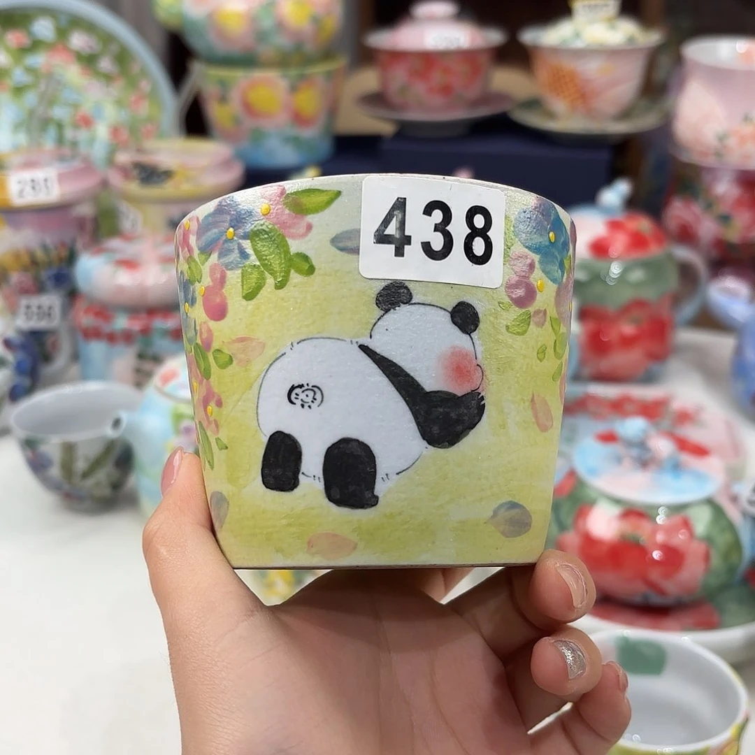 景德镇手绘高温釉下彩陶瓷茶具