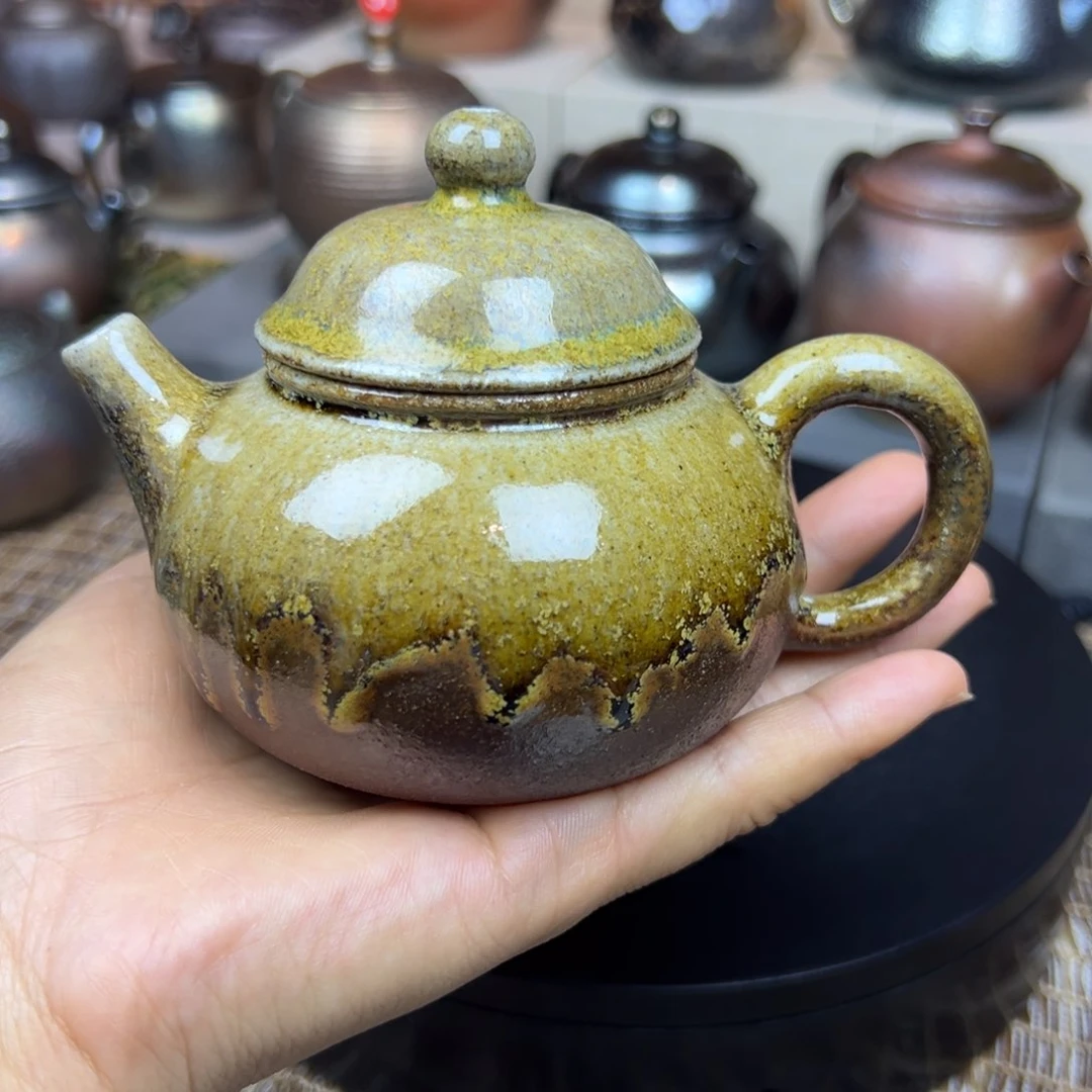 壶云南紫陶古法柴烧壶